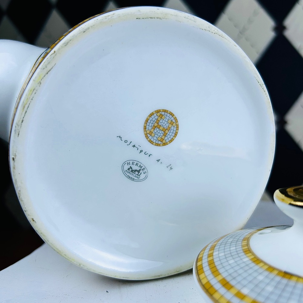 Hermès Mosaique au 24 Porcelain Teapot - Picture 6 of 6